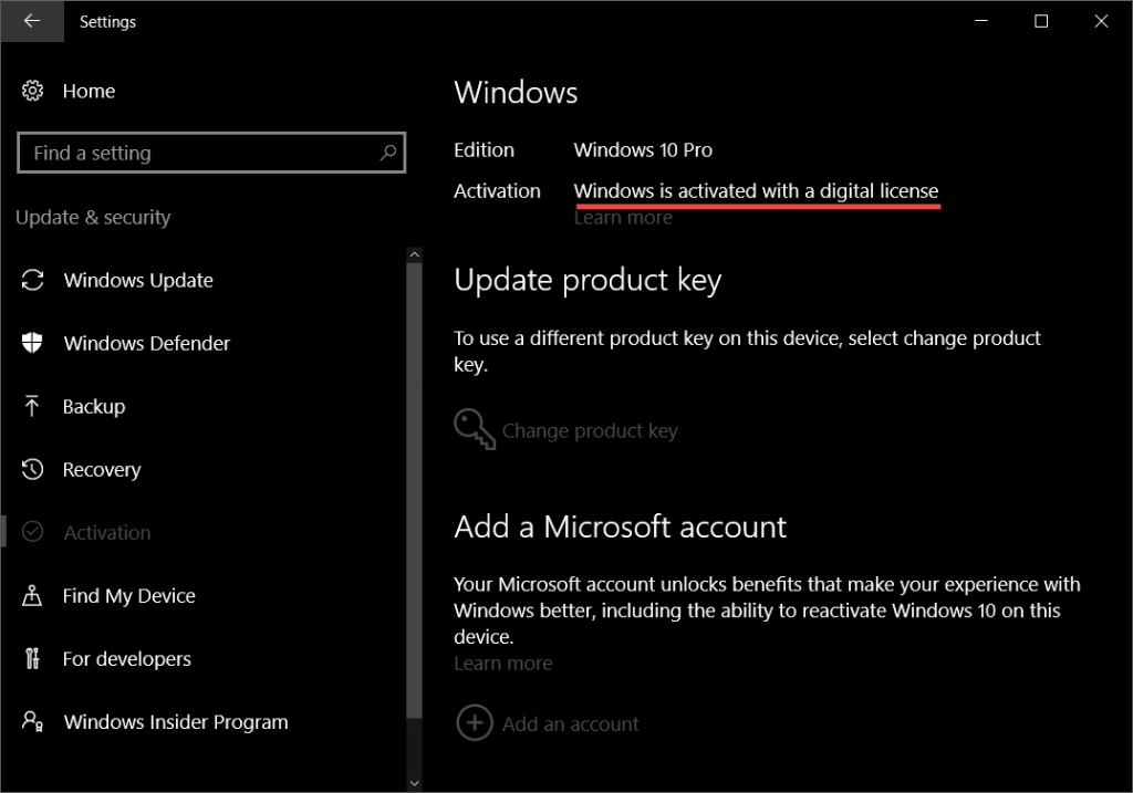 instal Windows 10 Digital Activation 1.5.0 free